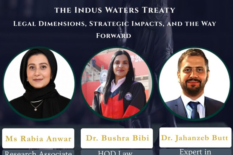 Indus Waters Treaty, Permanent Court of Arbitration, Bahria University Law School, Pakistan India relations, transboundary water law, public international law, water security, Article IX IWT, Annexure D, Annexure G, hydro-politics, World Bank, ICJ, Ministry of Foreign Affairs Pakistan, Punjab Sindh water rights